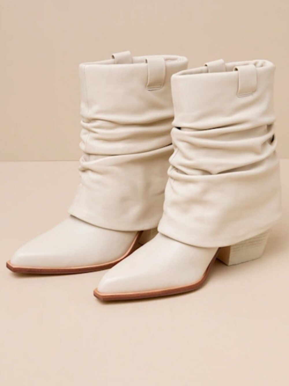 NWOB - D'AMELIO "Savella" Napa Leather Slouch Booties-SZ 8.5-BAD-AZZ & CAH-YOOT!